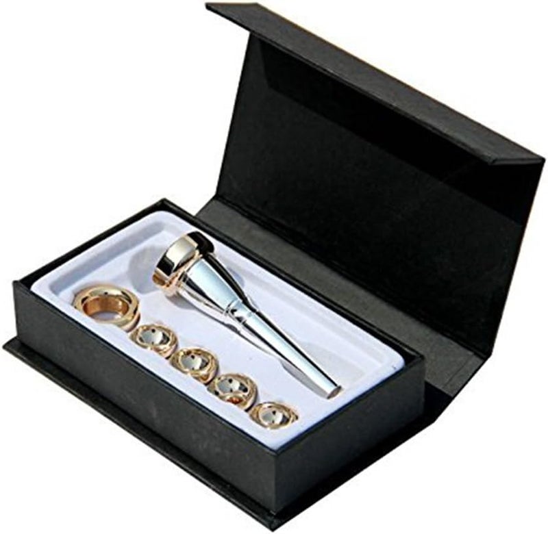 Like-It Brass Gold Silver Plated Bb and C key Trumpet Mouthpiece 3C 2C 2B 3B Trumpet Part - Image 1